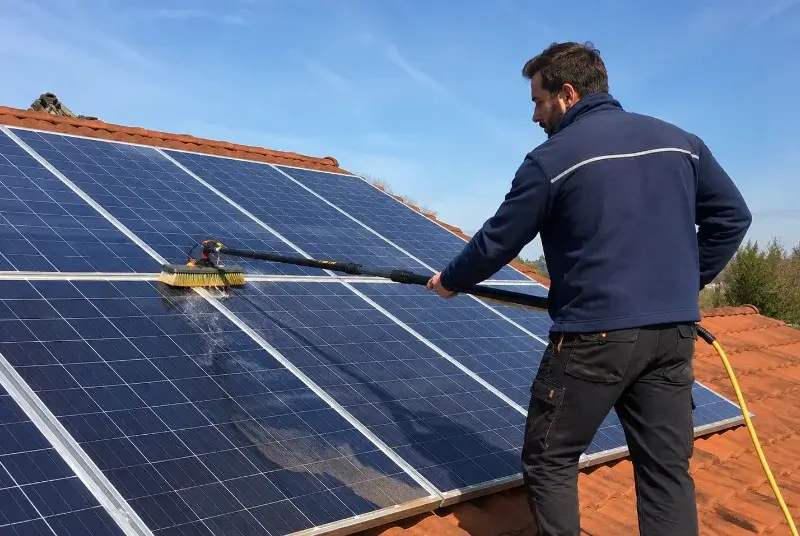 Nettoyage et entretien de panneaux solaires à Coursan
